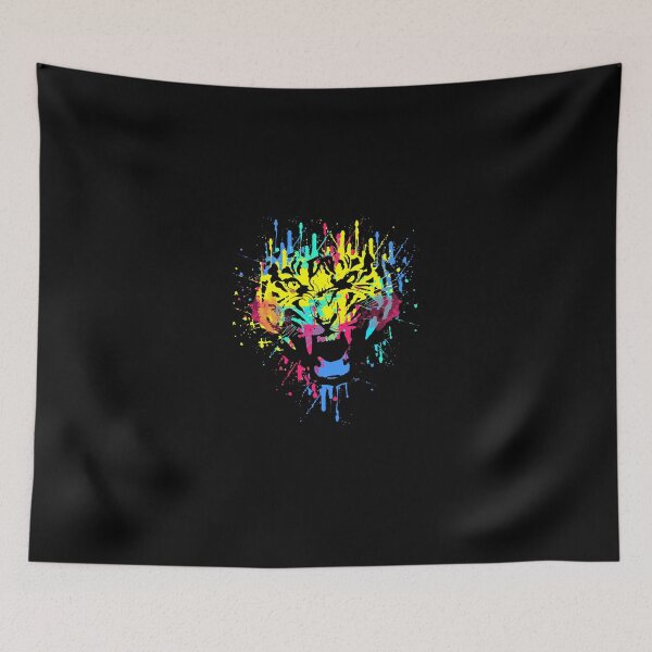 Item preview, Splatter Tiger designed and sold by clingcling.