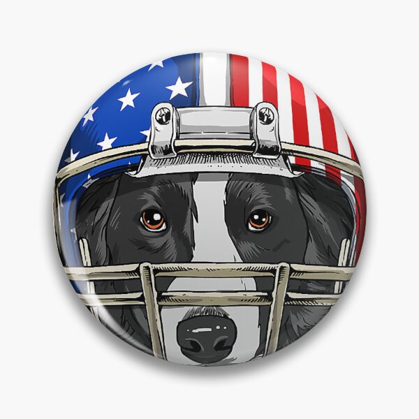 Artikelvorschau, Border Collie American Football Hundeliebhaber USA-Flagge 281 entworfen und verkauft von JeriPrall.