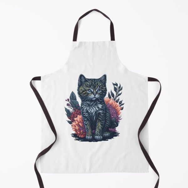 Item preview, Cute Floral Kitten designed and sold by mukraker.