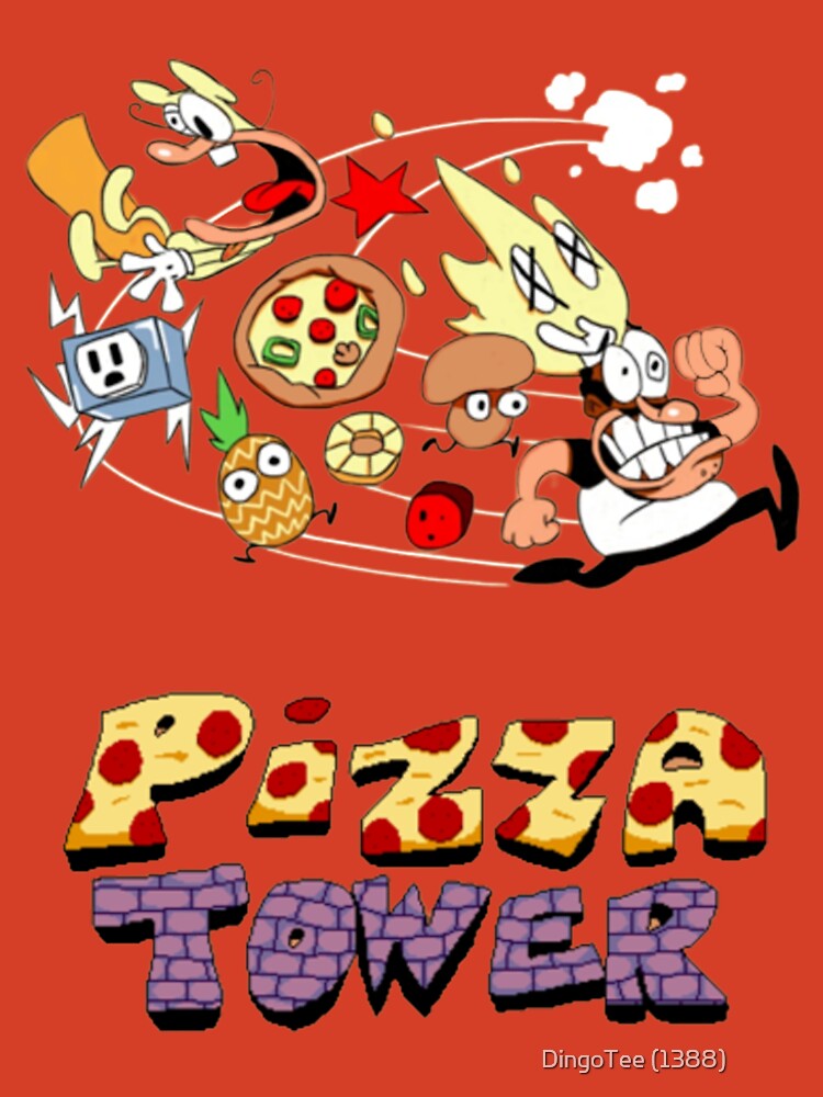 Pizza tower Peppino Stickers set mega pack Kids T-Shirt for Sale