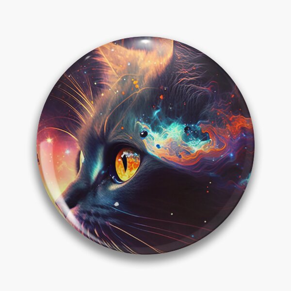 Artikelvorschau, Trippy kosmische Katze entworfen und verkauft von Matt's Artificial Nature.