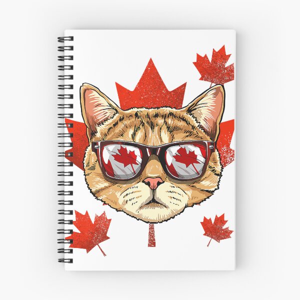 Item preview, Canadian Cat Maple Leaf Patriotic Canada Flag 308 designed and sold by ClairBario.