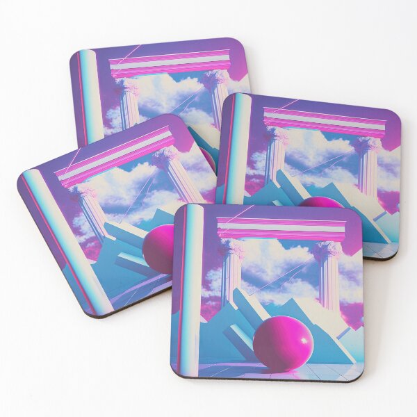 Item preview, Pastel Columns: A Vaporwave Exploration of Nostalgia and Futurism designed and sold by Mullet Monkey.