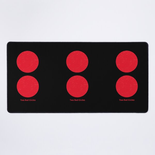 Item preview, Two Red Circles designed and sold by Symbologee.