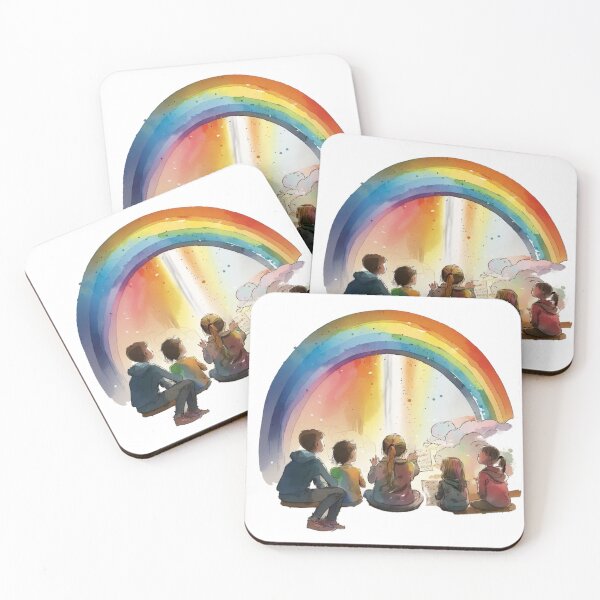 Item preview, little hands rainbow teacher girls boys kindergarten designed and sold by printiesart.