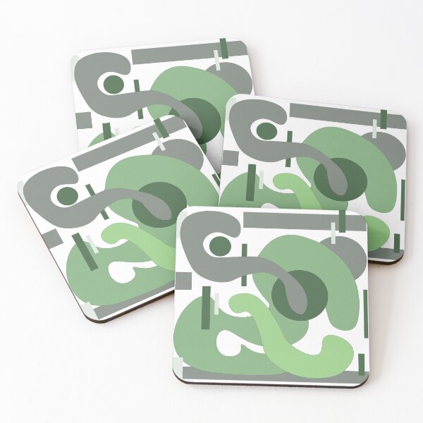Item preview, green pattern art designed and sold by seekrame.