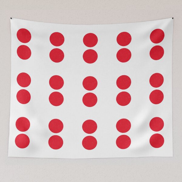 Item preview, Two Red Circles designed and sold by Symbologee.