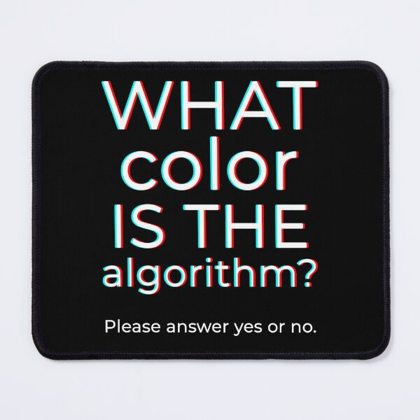 Item preview, What Color Is The Algorithm? designed and sold by Art By The Coco.