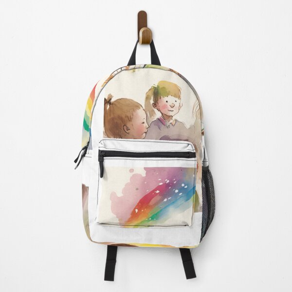 Item preview, little hands rainbow teacher girls boys kindergarten designed and sold by printiesart.