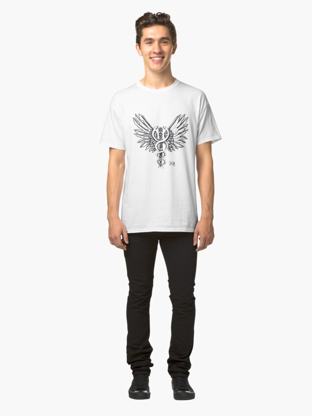 caduceus t shirt