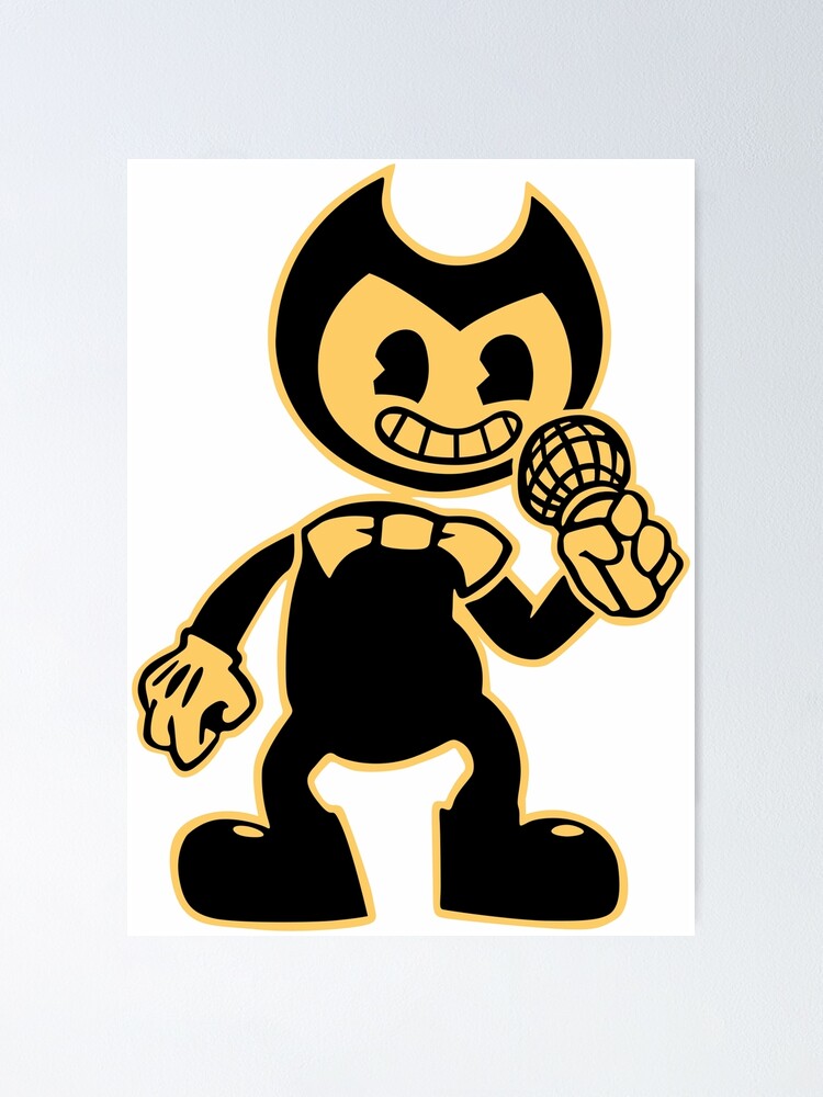 FNF INDIE CROSS - BATIM Nightmare Bendy Despair art - Bendy - Posters and  Art Prints