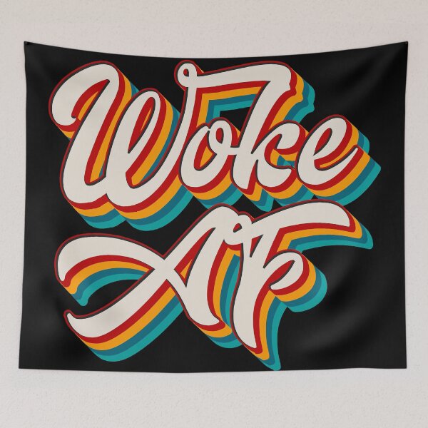 Item preview, Woke AF designed and sold by Texterns.