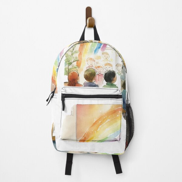 Item preview, little hands rainbow teacher girls boys kindergarten designed and sold by printiesart.