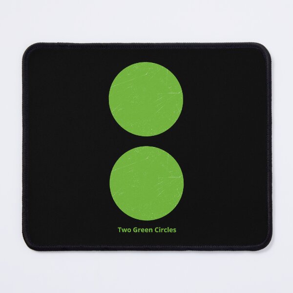 Item preview, Two Green circle designed and sold by Symbologee.