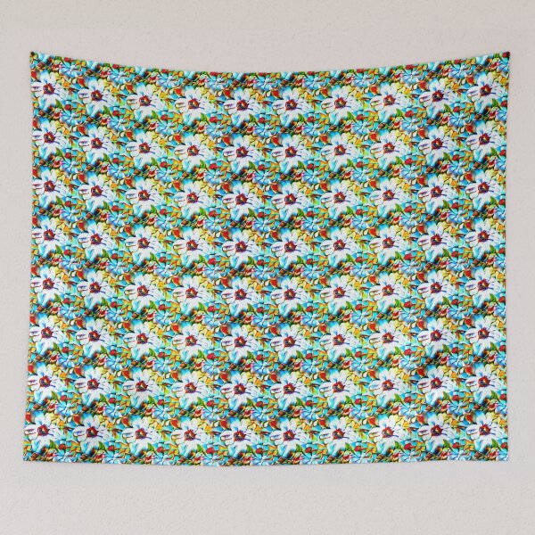 Item preview, Colourful Psychedelic flower   designed and sold by BossnessAsUsual.