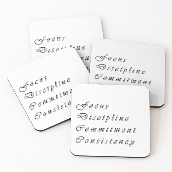 Item preview, Fuentes Enfoque Disciplina Compromiso Consistencia Por Brandon Cable designed and sold by BrandonArtWorld.