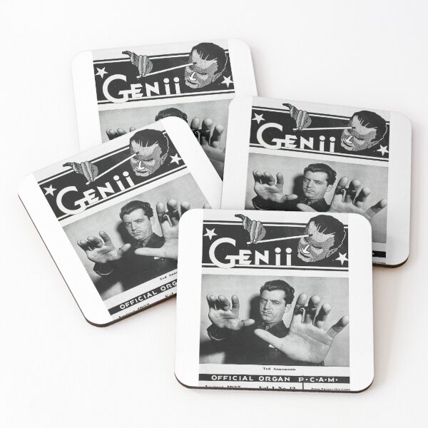Item preview, Vintage Genii Magazine Cover - Annemann's Magic: Classic Mentalist Memorabilia Design designed and sold by JakobMichaels92.