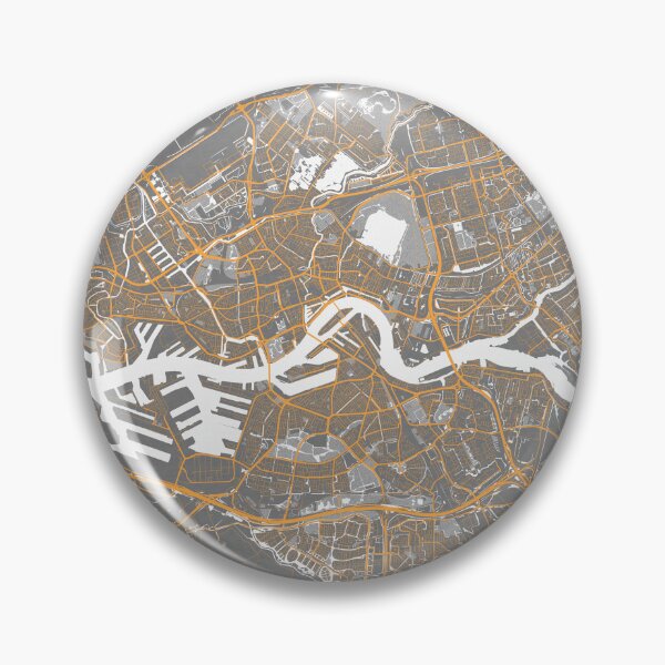 Item preview, Rotterdam City Map of South Holland, Netherlands - Bauhaus designed and sold by deMAP.