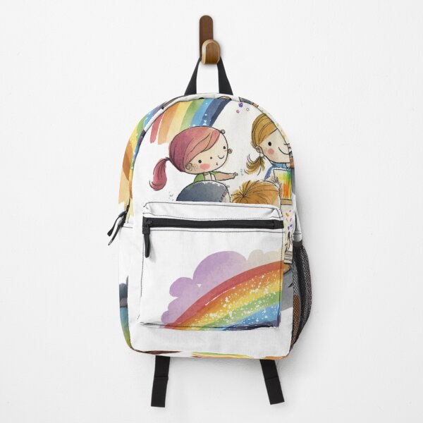 Item preview, little hands rainbow teacher girls boys kindergarten designed and sold by printiesart.