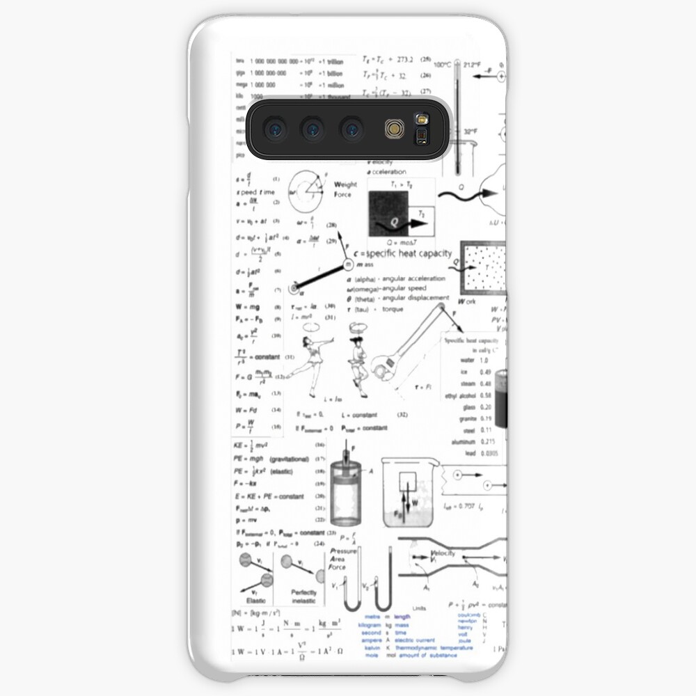Physics Equations - Physics Formulas Samsung Galaxy Phone Case