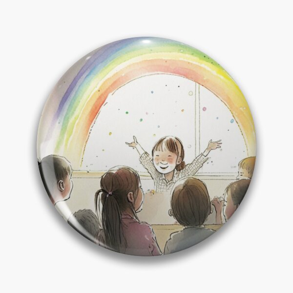 Item preview, little hands rainbow teacher girls boys kindergarten designed and sold by printiesart.
