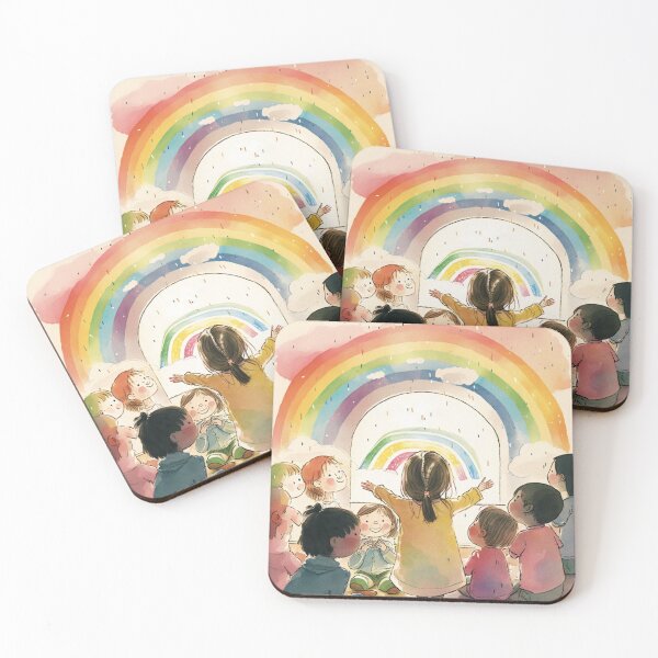 Item preview, little hands rainbow teacher girls boys kindergarten designed and sold by printiesart.