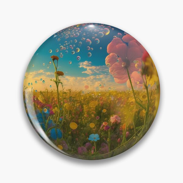Item preview, Flower Field in the Bubble designed and sold by AndyNgn.