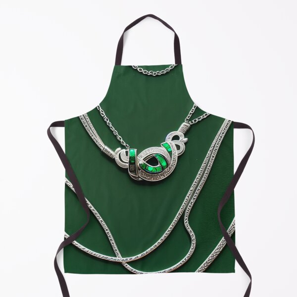 Item preview, Emerald Silver Necklace designed and sold by ~.