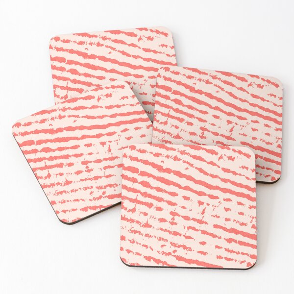 Item preview,   Rusty Vintage Abstract Textured Red Lines Pattern on Pink Background designed and sold by wenjunior.