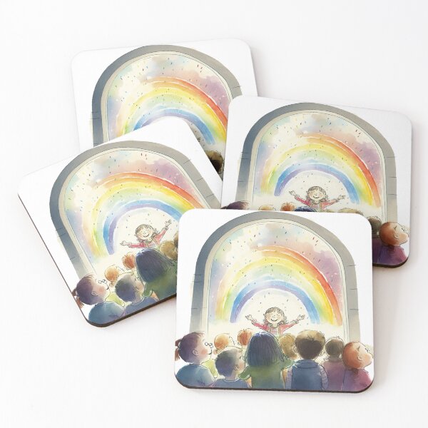 Item preview, little hands rainbow teacher girls boys kindergarten designed and sold by printiesart.