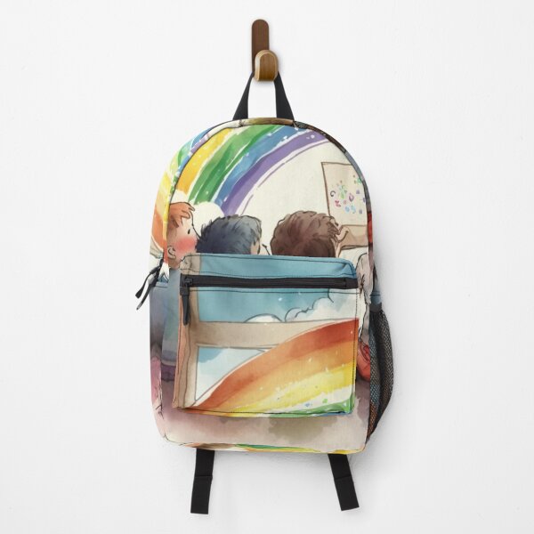 Item preview, little hands rainbow teacher girls boys kindergarten designed and sold by printiesart.