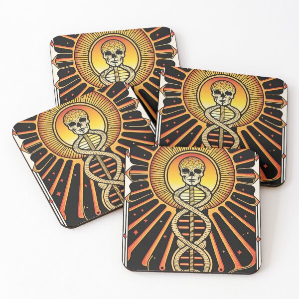 Item preview, Death's Code Tarot Card Illustration designed and sold by mind-melt-er.