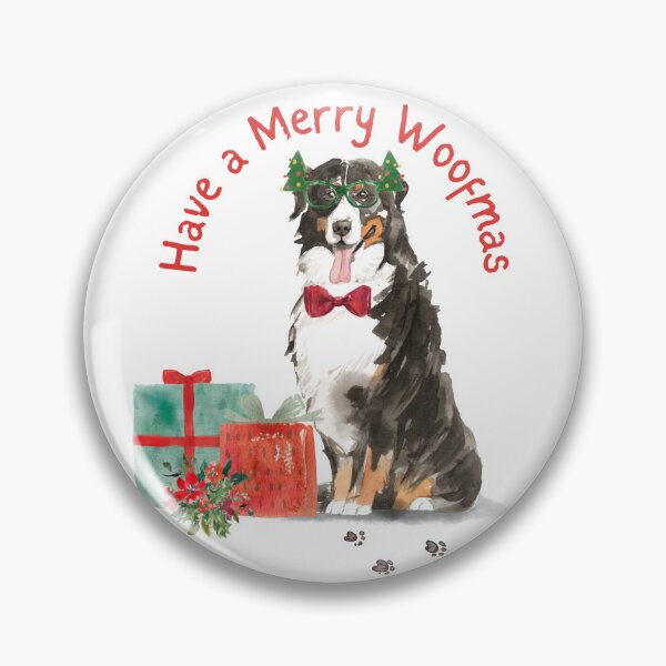 Item preview, Bernese Mountain Dog Christmas designed and sold by beastieboutique.