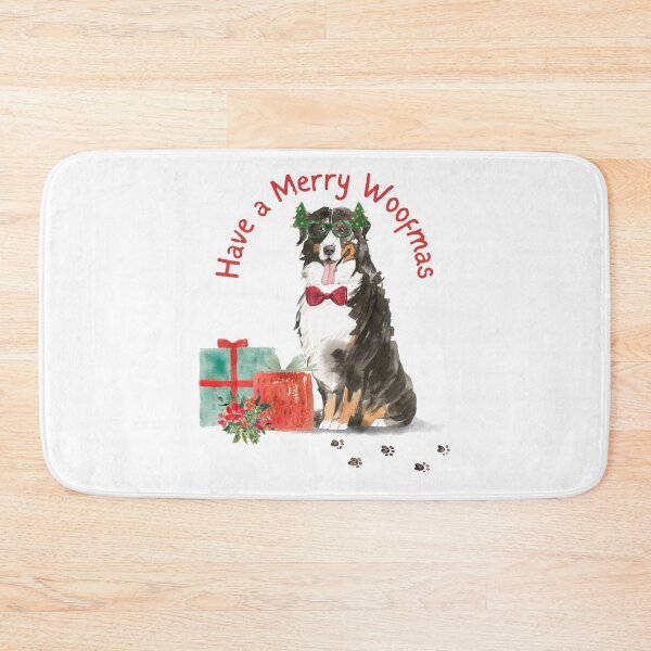 Item preview, Bernese Mountain Dog Christmas designed and sold by beastieboutique.