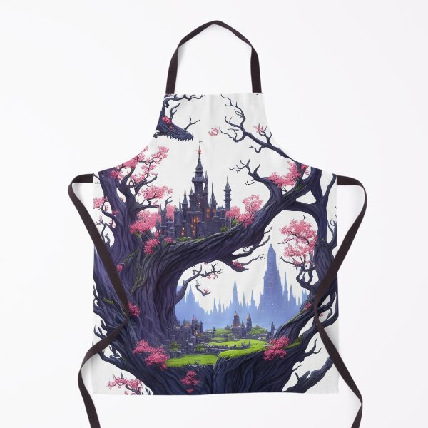 Item preview, Kingdom in a fantasy forest watercolor designed and sold by MudbloodStore.