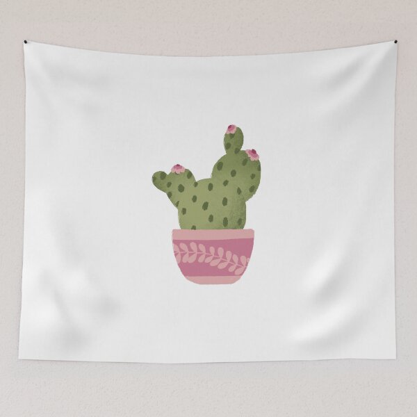 Item preview, Pink flower cactus designed and sold by pinkyfish1010.