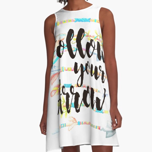 Follow your Arrow Vestido acampanado