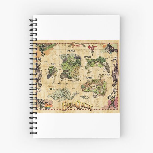 Item preview, Everquest Mundo de Norrath Mapa designed and sold by riesgoldstein.
