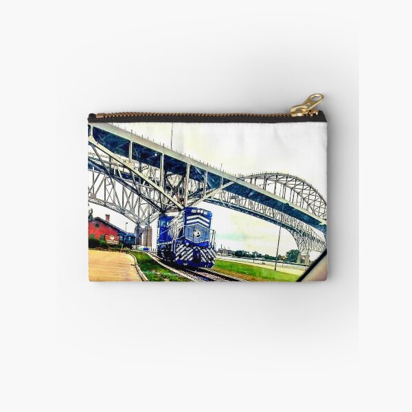 Item preview, Train under the Blue Water Bridge 2021, Port Huron Michigan.  designed and sold by tuckersemporium.