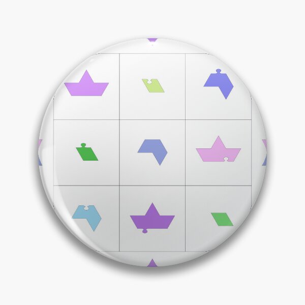 Item preview, Geometric Magic Square with Hexagrams designed and sold by puzzlewocky.