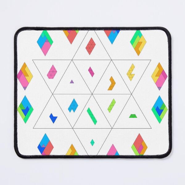 Item preview, Geometric Magic Hexagram with Diamonds designed and sold by puzzlewocky.