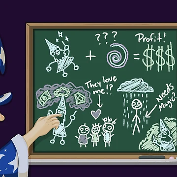 Artwork thumbnail, Wizard Math by plotDriving-NPC
