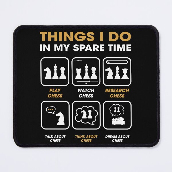 Item preview, THINGS I DO IN MY SPARE TIME CHESS Gift for dad funny gift for playing chess lover men designed and sold by Socmedtech.