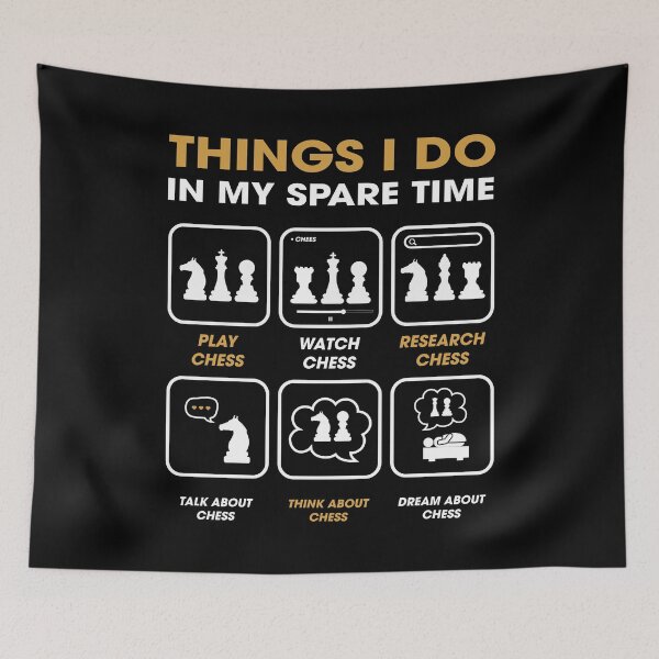 Item preview, THINGS I DO IN MY SPARE TIME CHESS Gift for dad funny gift for playing chess lover men designed and sold by Socmedtech.