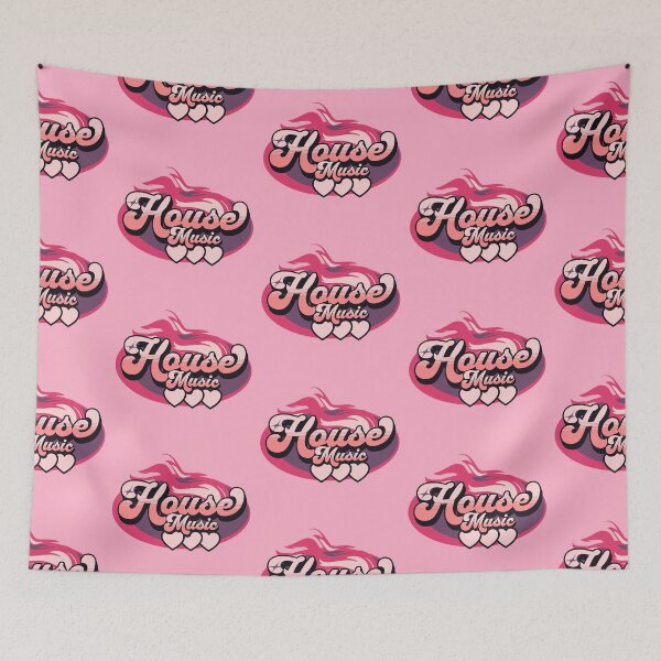 Item preview, HOUSE MUSIC  - House Music Heat (cherry red/pink)  designed and sold by Discothreadz.