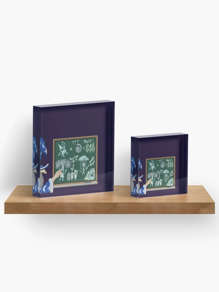Thumbnail 3 of 5, Acrylic Block, Wizard Math designed and sold by plotDriving-NPC.
