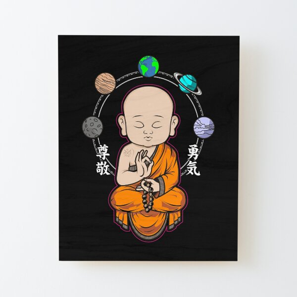 be happy little buddha - zen little buddha lotus position  Poster