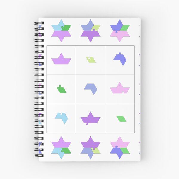 Item preview, Geometric Magic Square with Hexagrams designed and sold by puzzlewocky.