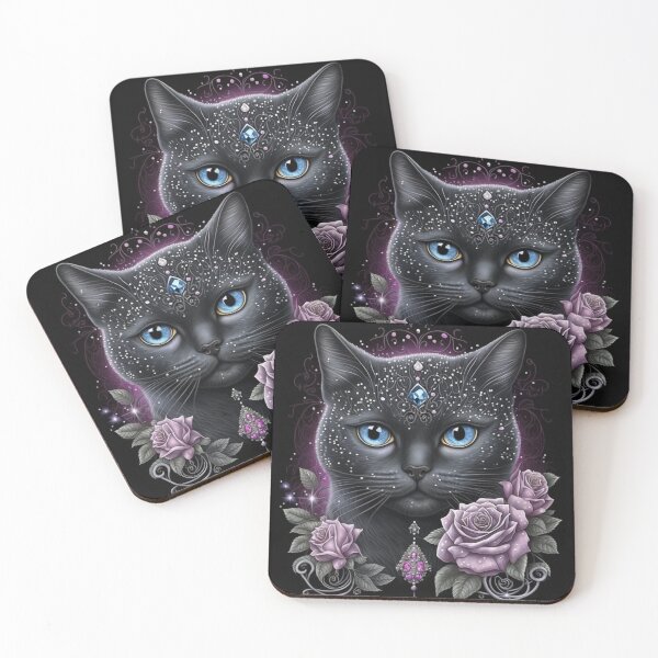 Item preview, Crystal British Shorthair Black Cat designed and sold by Nocturne  Paws.