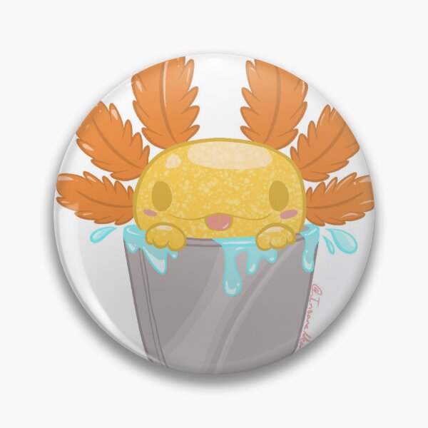 Item preview, Copper Axolotl in Bucket  designed and sold by Insane-Neon.